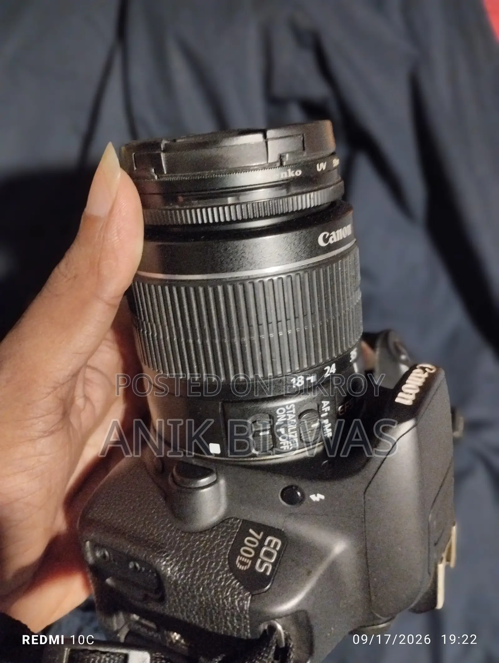 Canon EOS 700D DSLR Camera + Lens বিক্রি হবে