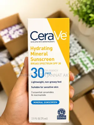 CeraVe Hydrating Mineral Sunscreen SPF 30 - 75 ml