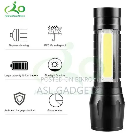 Geepas Gp-007 Geepas GP-009 রিচার্জেবল মিনি টর্চ লাইট।