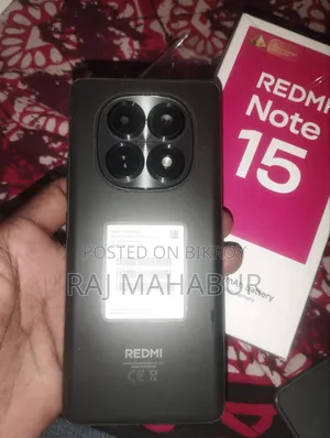 New Xiaomi Redmi Note 15 128 GB Black