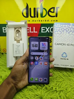 টেকনো ক্যামন ৪০ প্রো ৪জি ২৫৬ জিবি গ্রাফাইট