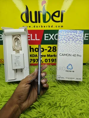 টেকনো ক্যামন ৪০ প্রো ৪জি ২৫৬ জিবি গ্রাফাইট