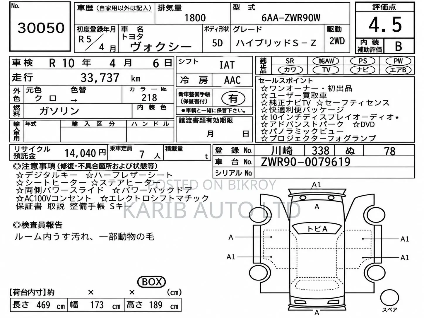 Toyota Voxy 2023 Black