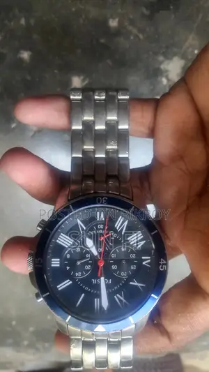 Original Fossil Grant Chronograph Watch for Sale
