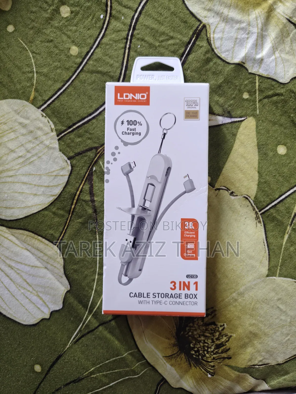 LDNIO 3 in 1 Cable Organizer Box