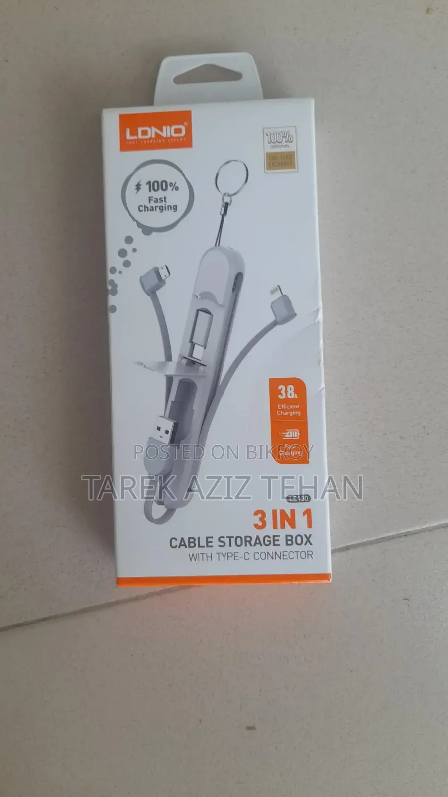 LDNIO 3 in 1 Cable Organizer Box