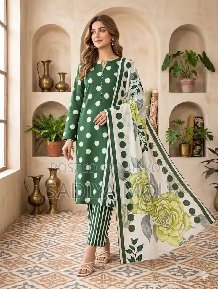 স্কিন প্রিন্ট থ্রি পিস
বাজেট ফ্রেন্ডলি