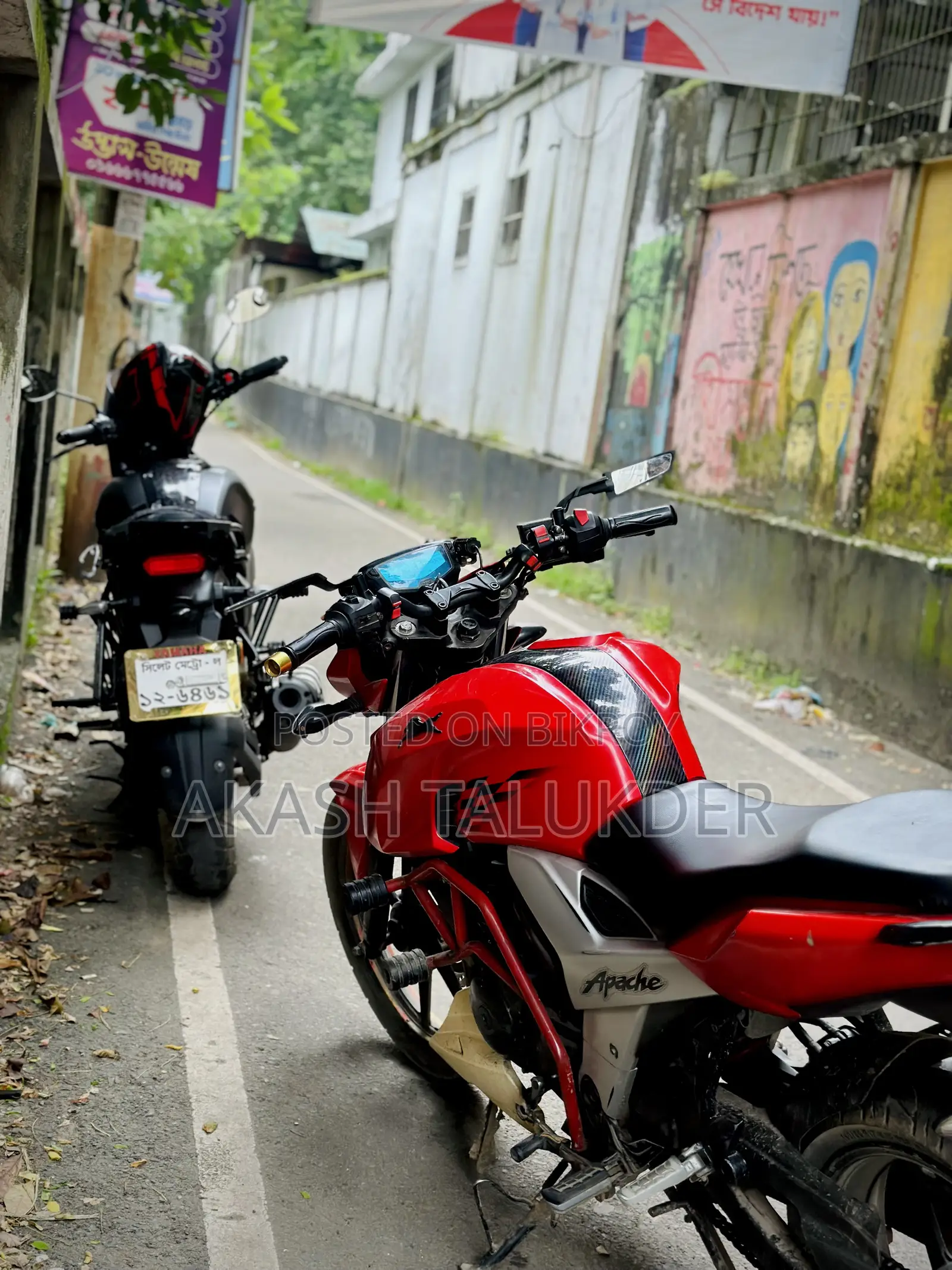 TVS Apache 160 4V 2019 Red