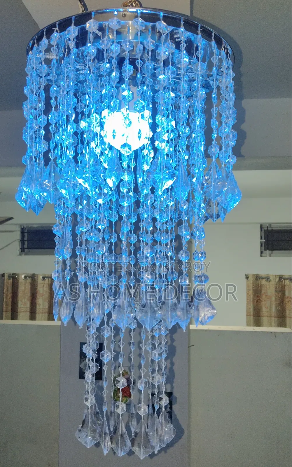 Modern LED Chandelier | 7 Color Light Free
