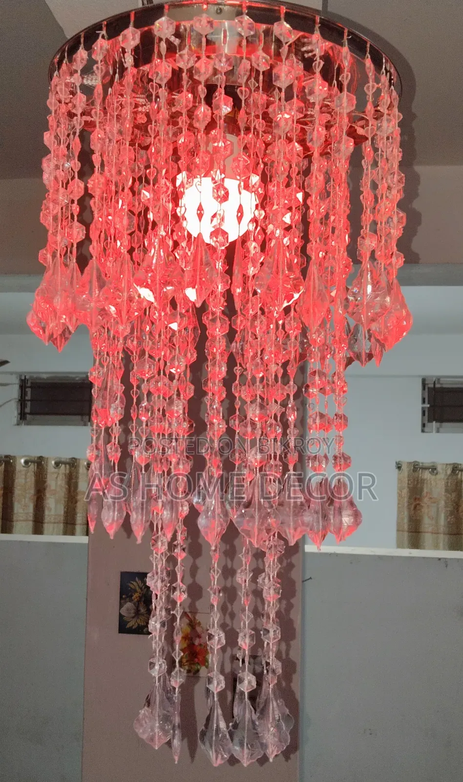 Modern LED Chandelier | 7 Color Light Free