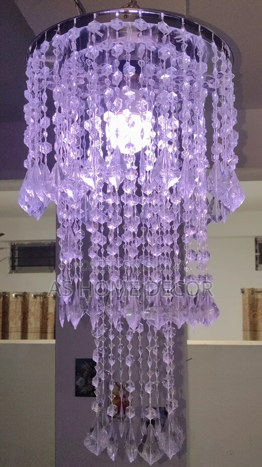 Modern LED Chandelier | 7 Color Light Free