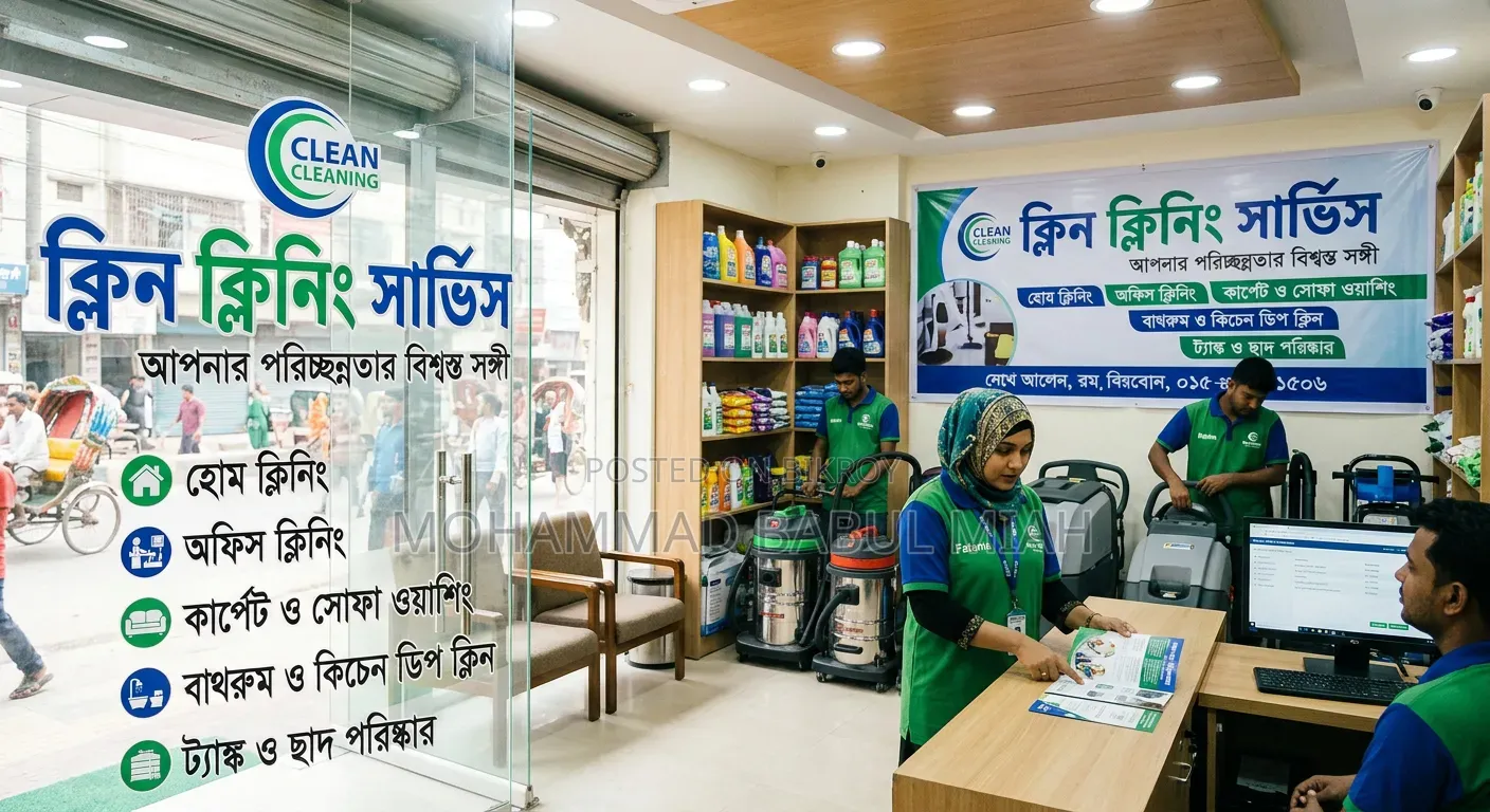 ক্লিন ক্লিনিং সার্ভিস