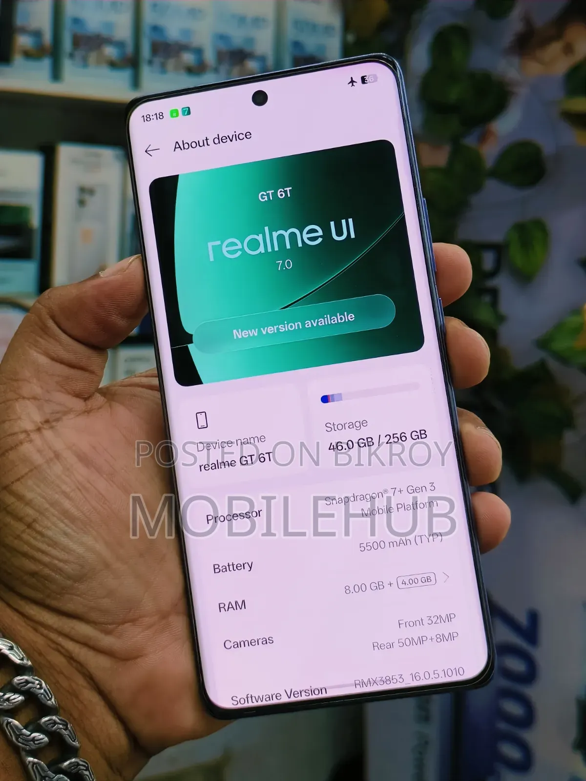 Realme GT 6T 256 GB Purple