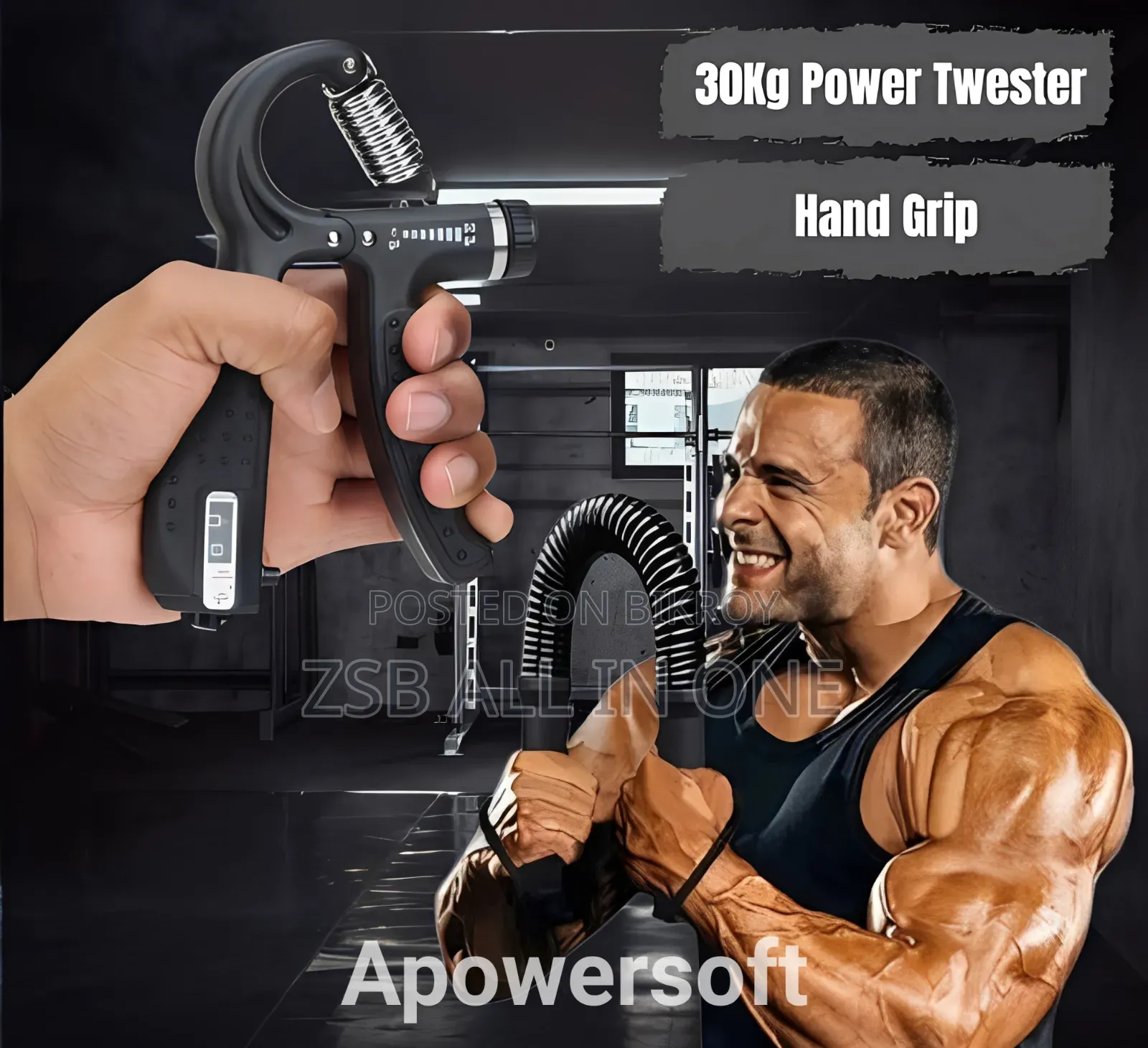 Hand Power Combo (30kg Power Twister & Hand Grip With Monitor)