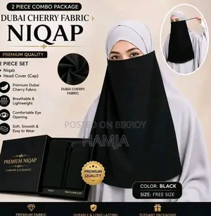 2 Piece Combo Ladies Cherry Fabric Nose Nekap