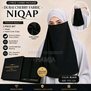 2 Piece Combo Ladies Cherry Fabric Nose Nekap