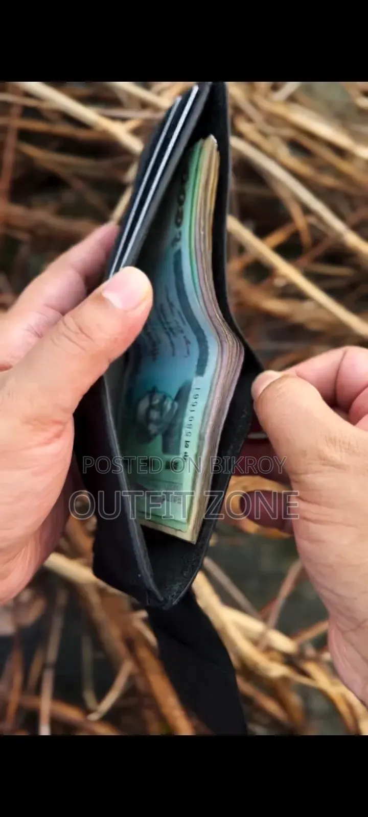 Original Pure Light Leather Wallet for Men, Compact Size.