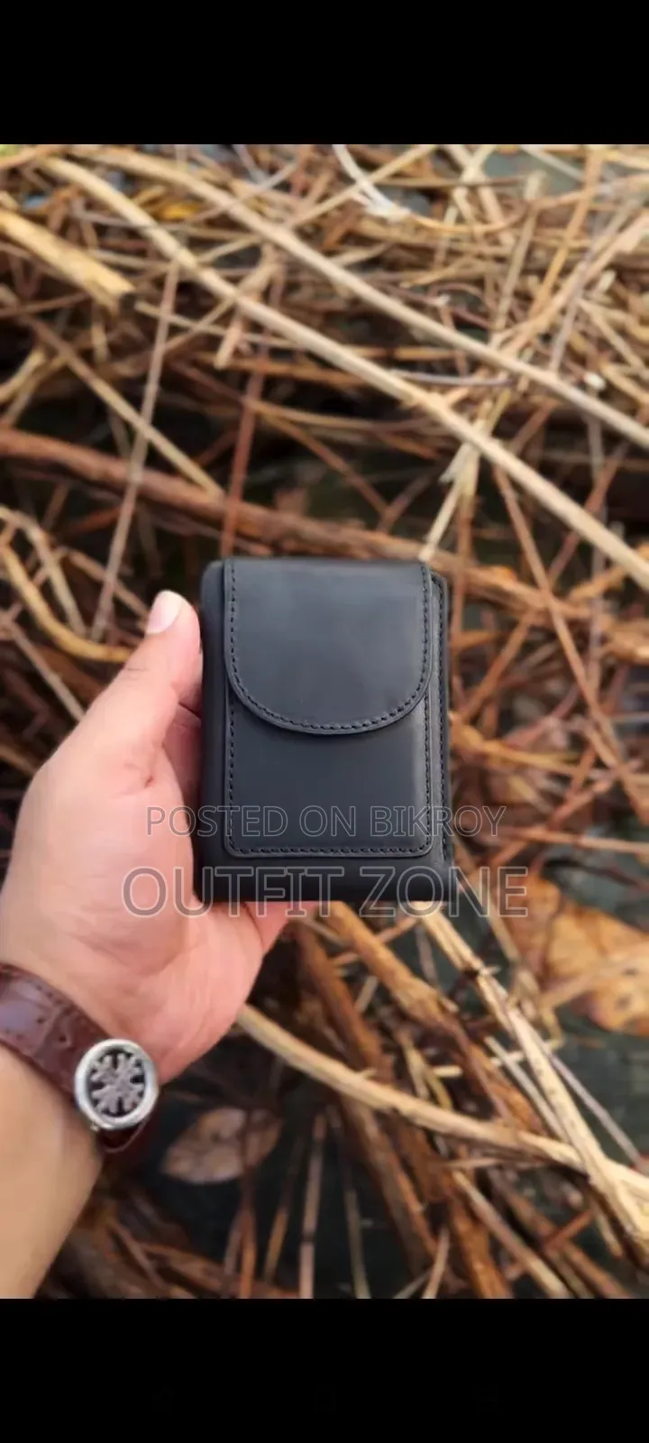 Original Pure Light Leather Wallet for Men, Compact Size.
