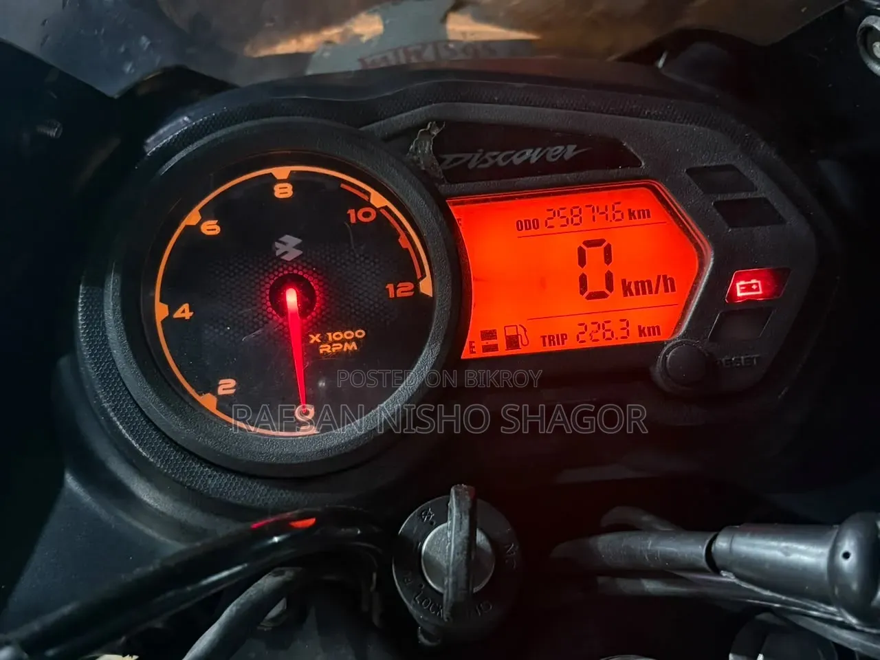 Bajaj Discover 110 2019 Black