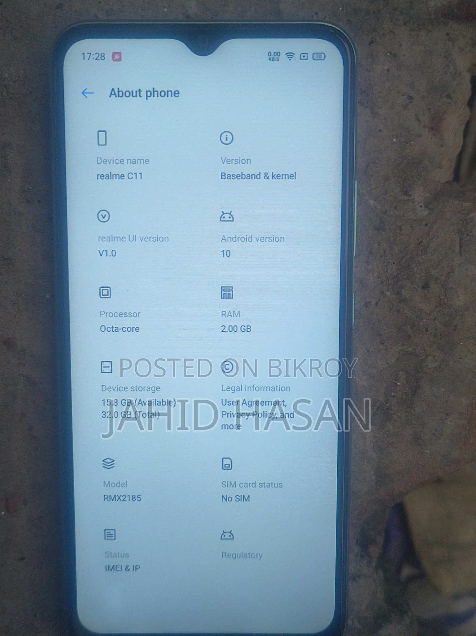 Realme C11 2021 32 GB Gray