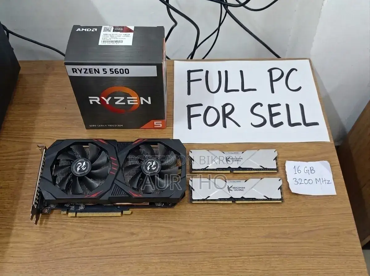 Desktop Computer MSI 16GB AMD Ryzen 5 SSD 512GB