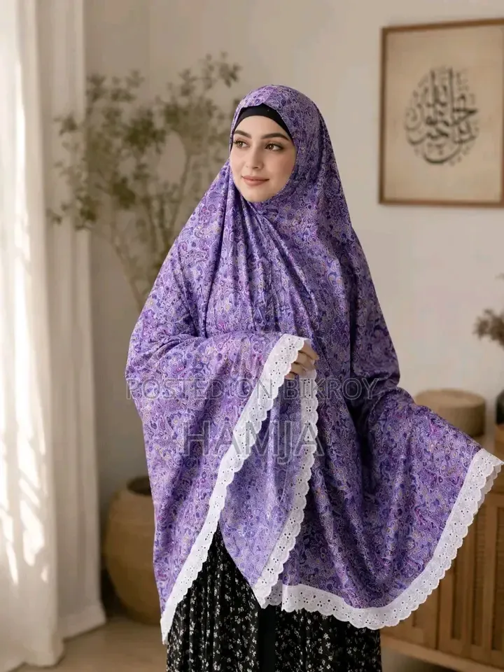 Ladies Free Size Orbindu Voile Fabric Hijab