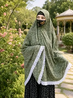 Ladies Free Size Orbindu Voile Fabric Hijab