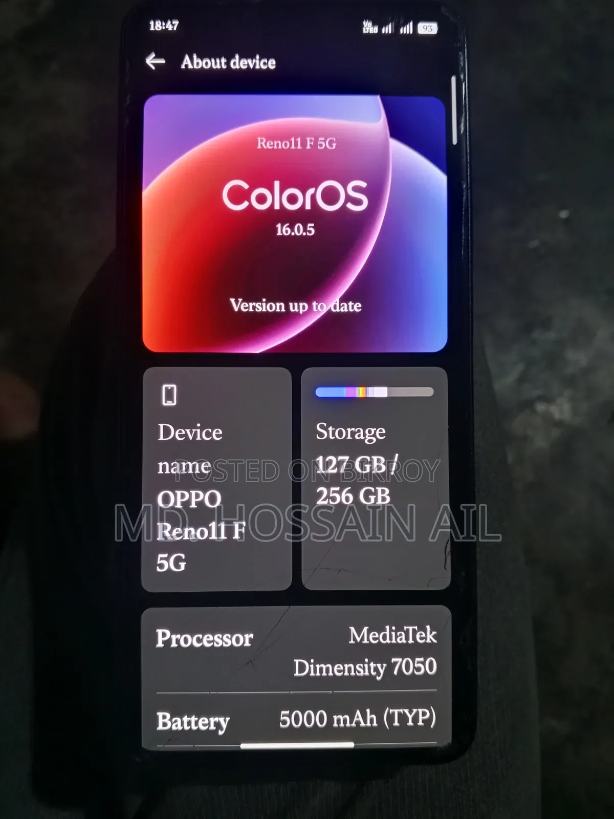 Oppo Reno11 F 256 GB Black