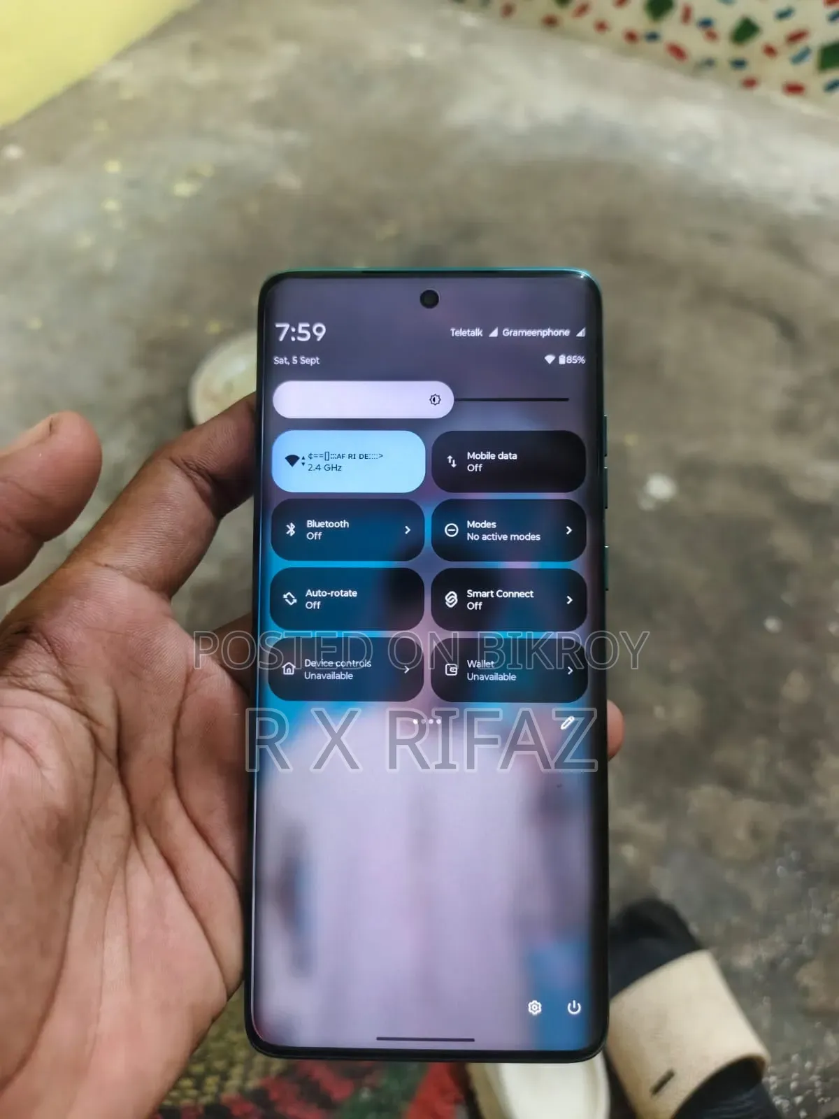 মোটোরোলা এজ ৫০ ফিউশন ২৫৬ জিবি ব্লু