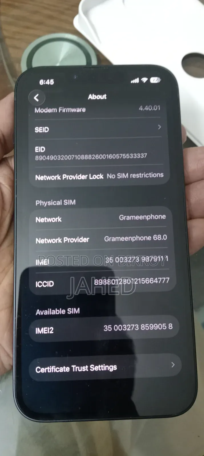 Apple iPhone 14 128 GB Blue