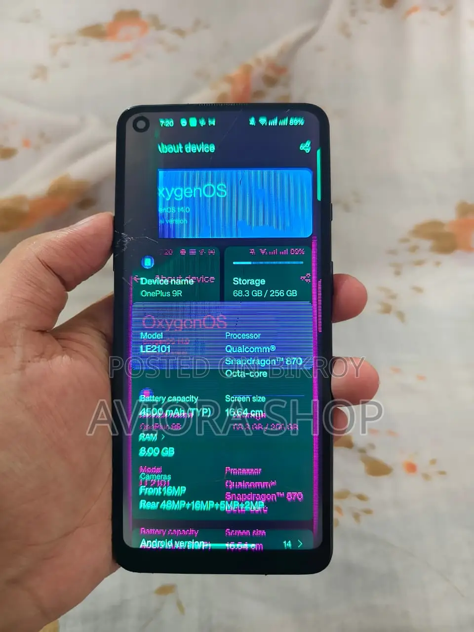 OnePlus 9R 256 GB Blue
