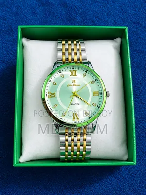 Golden colored watch will be sold