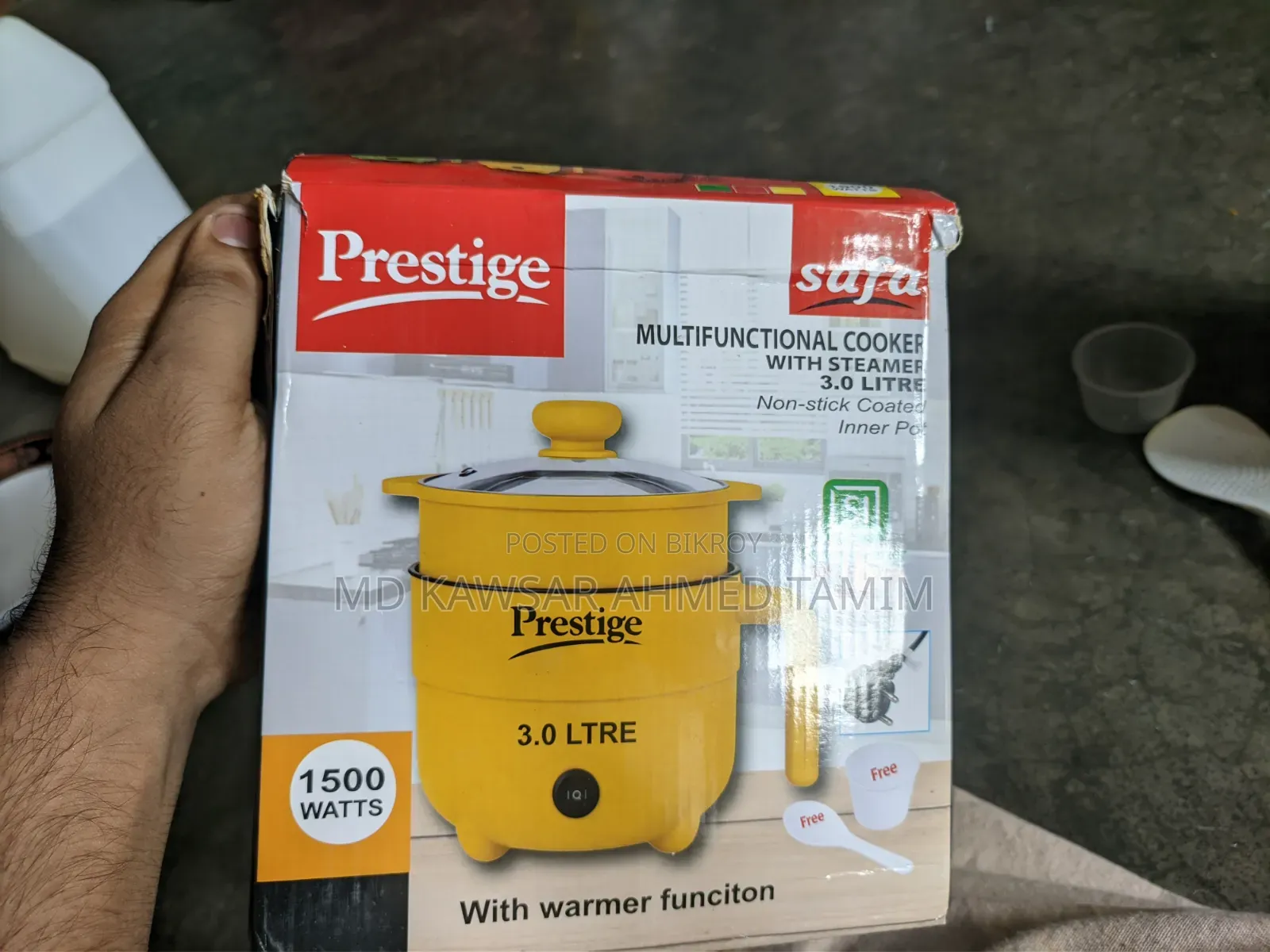 প্রেস্টেজ মাল্টি কুকার ৩ লিটার