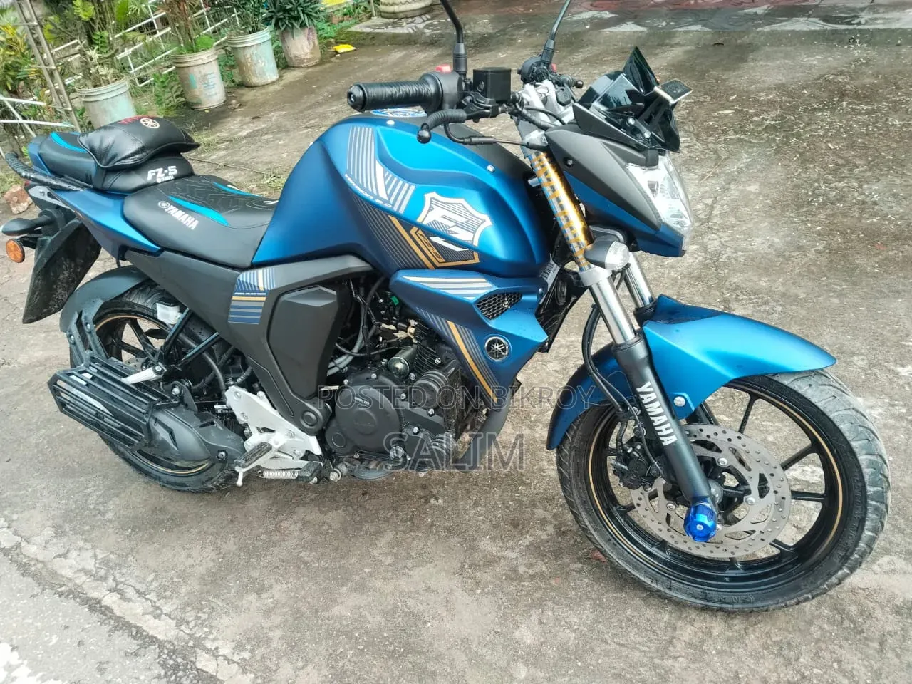 New Yamaha FZS V2 2026 Blue