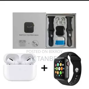 T55 Pro Max Bluetooth Calling Smartwatch with Free 2 Pairs