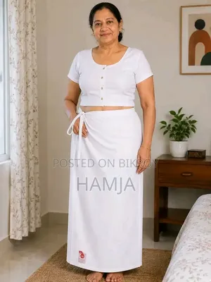 Ladies Cotton Fabric Blouse and Petticoat Set