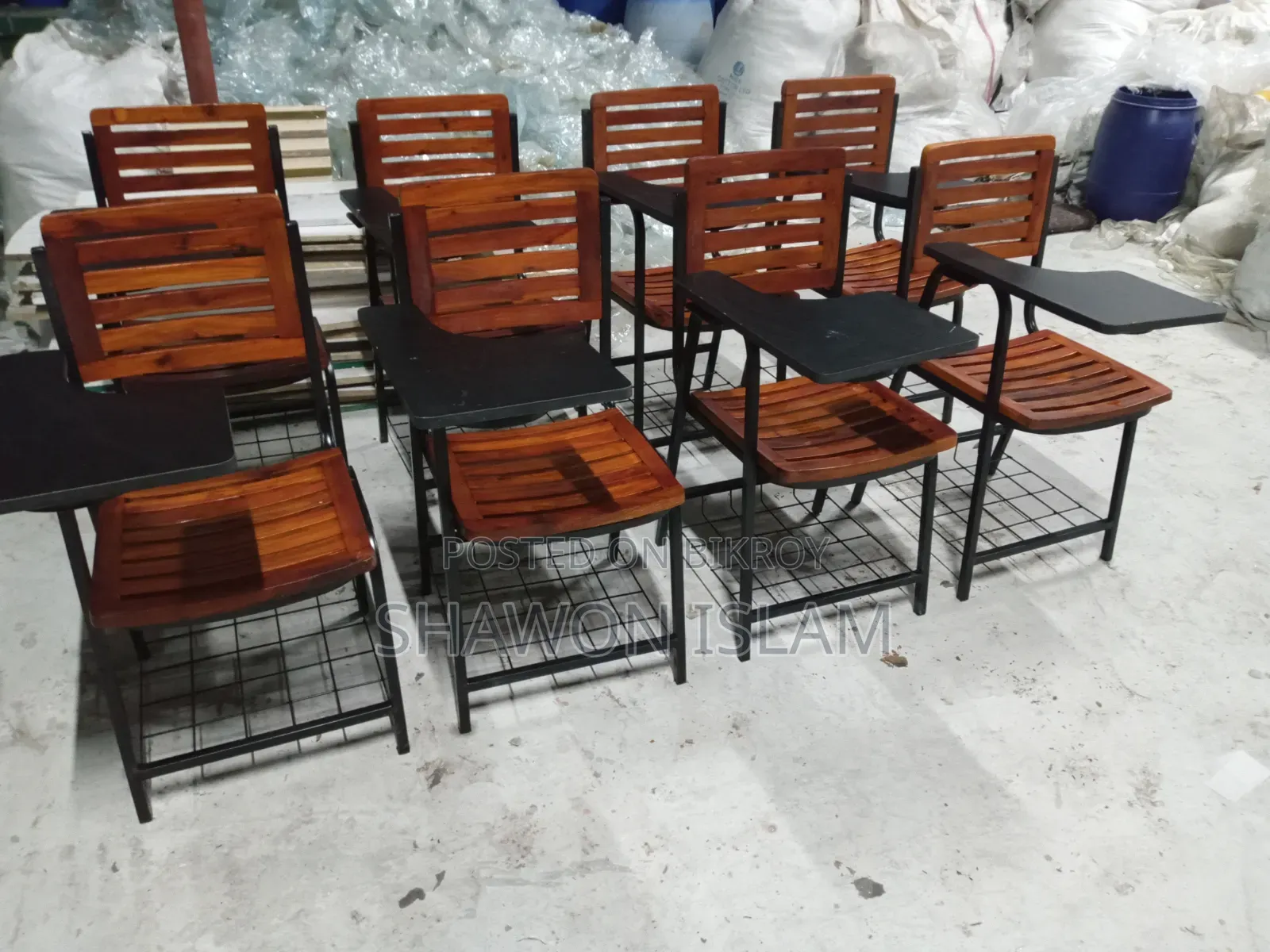 Wooden Writing Chair
