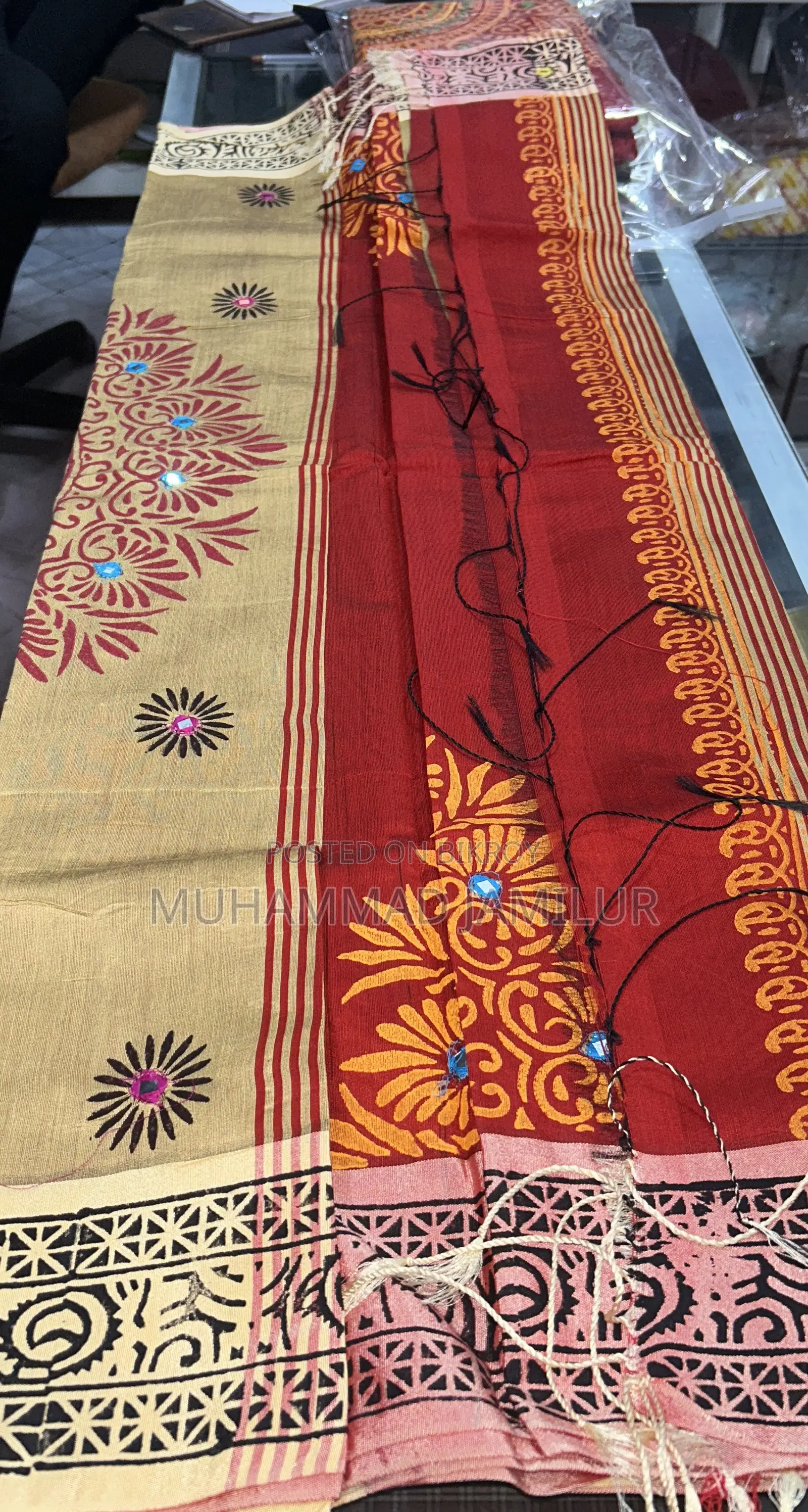 Puja Block Saree