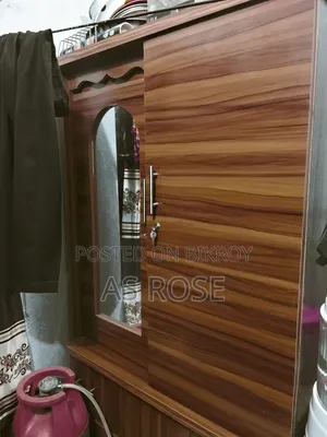 wooden wardrobe