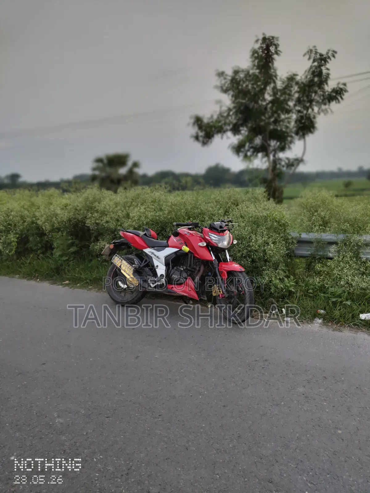 TVS Apache RTR 160 4V 2020 Red