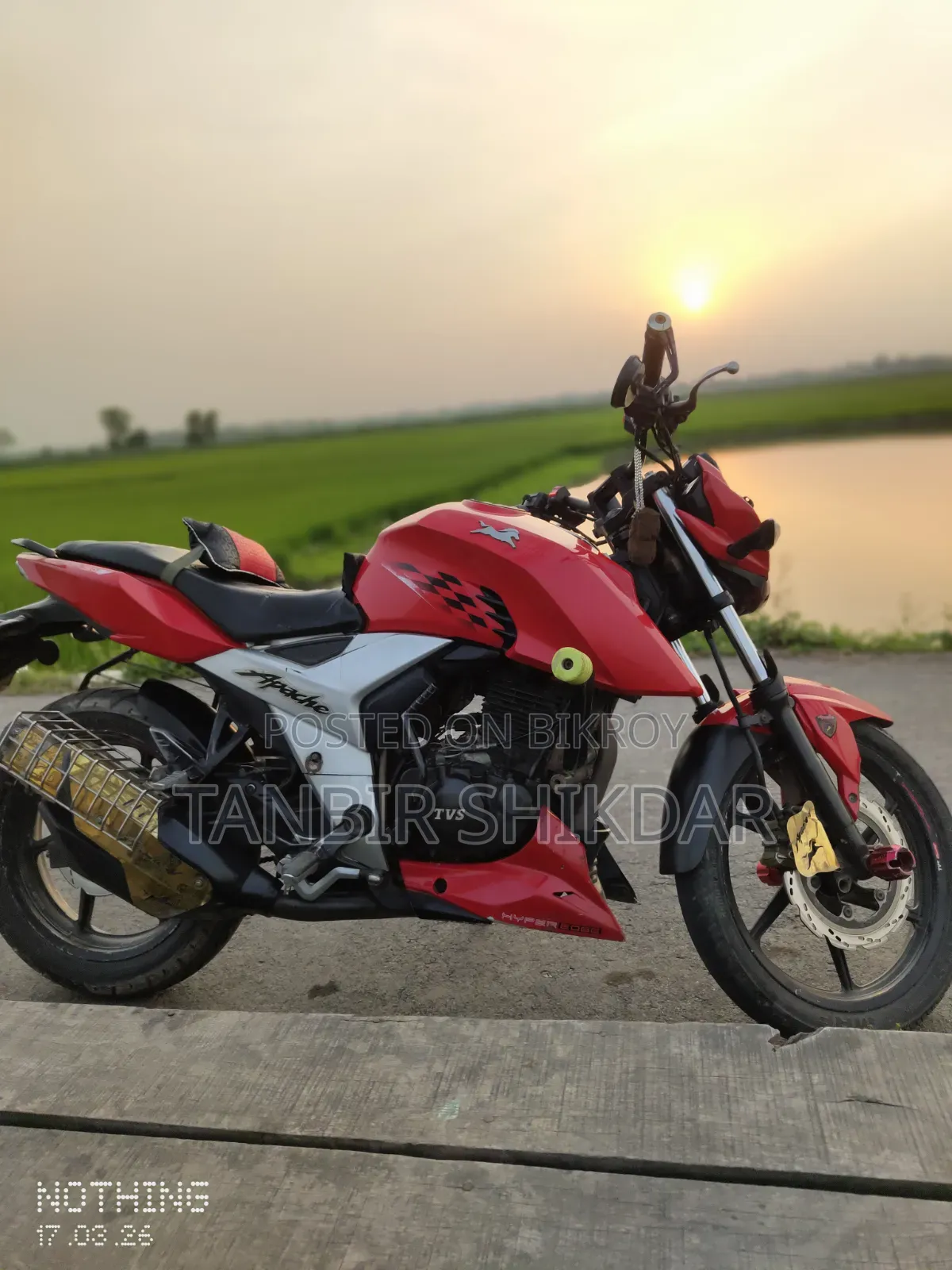 TVS Apache RTR 160 4V 2020 Red