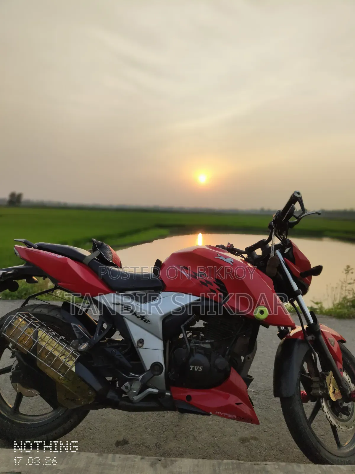 TVS Apache RTR 160 4V 2020 Red