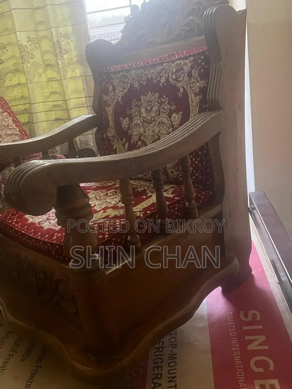 Wooden Sofa. 2 Pcs