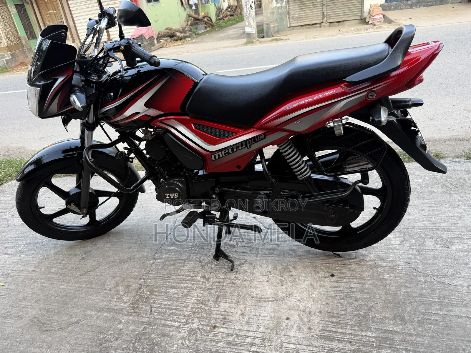 TVS Metro Plus 2020 Black