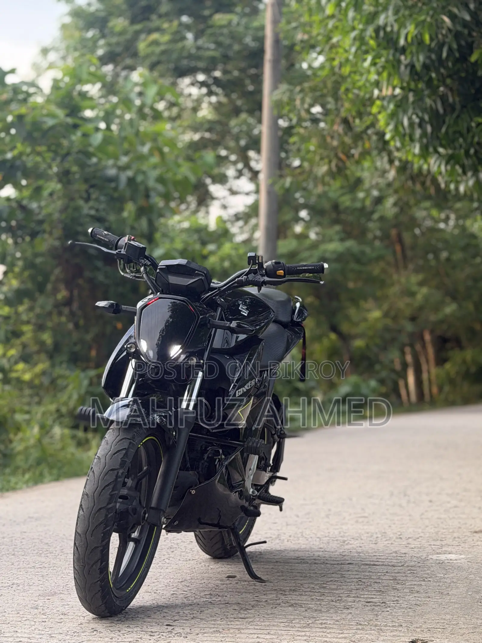 Suzuki Gixxer 2024 Black