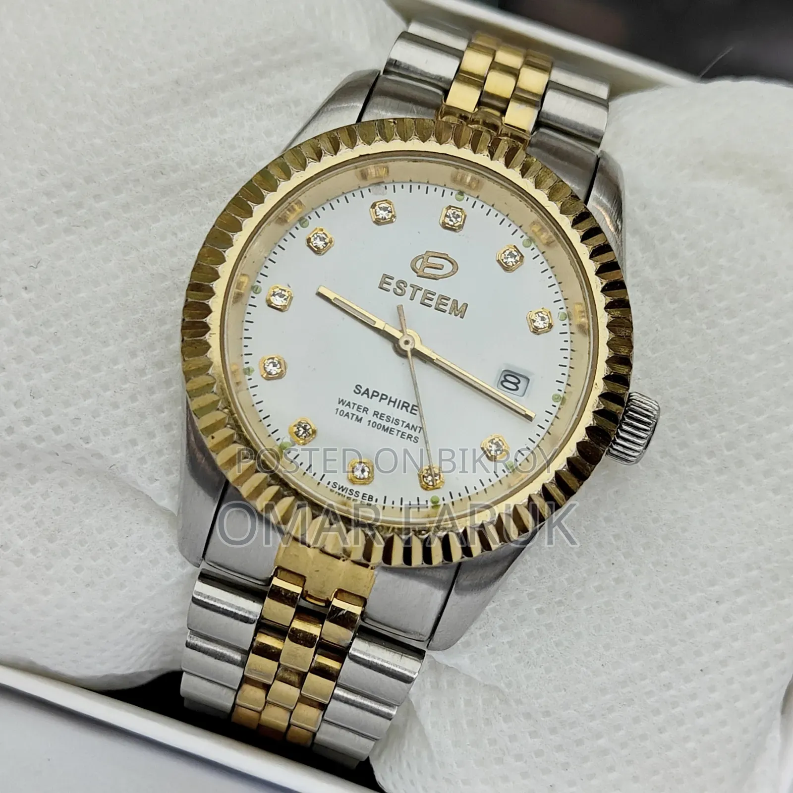 ESTEEM Swiss EB Gold Two-Tone Classic Watch