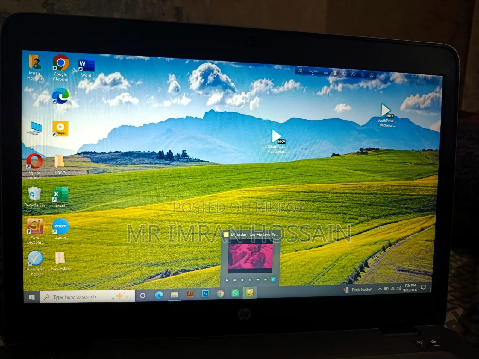 Laptop HP EliteBook 840 G3 8GB Intel Core i5 HDD+SSD 500GB
