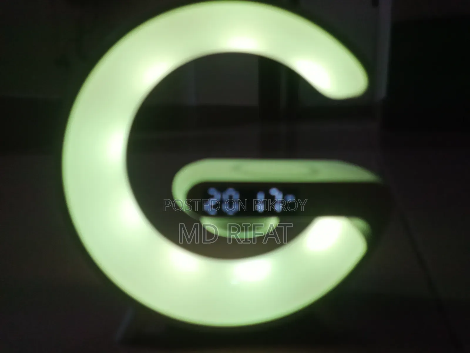 G36 Digital Clock and Sound Box iPhone Wireless Charging