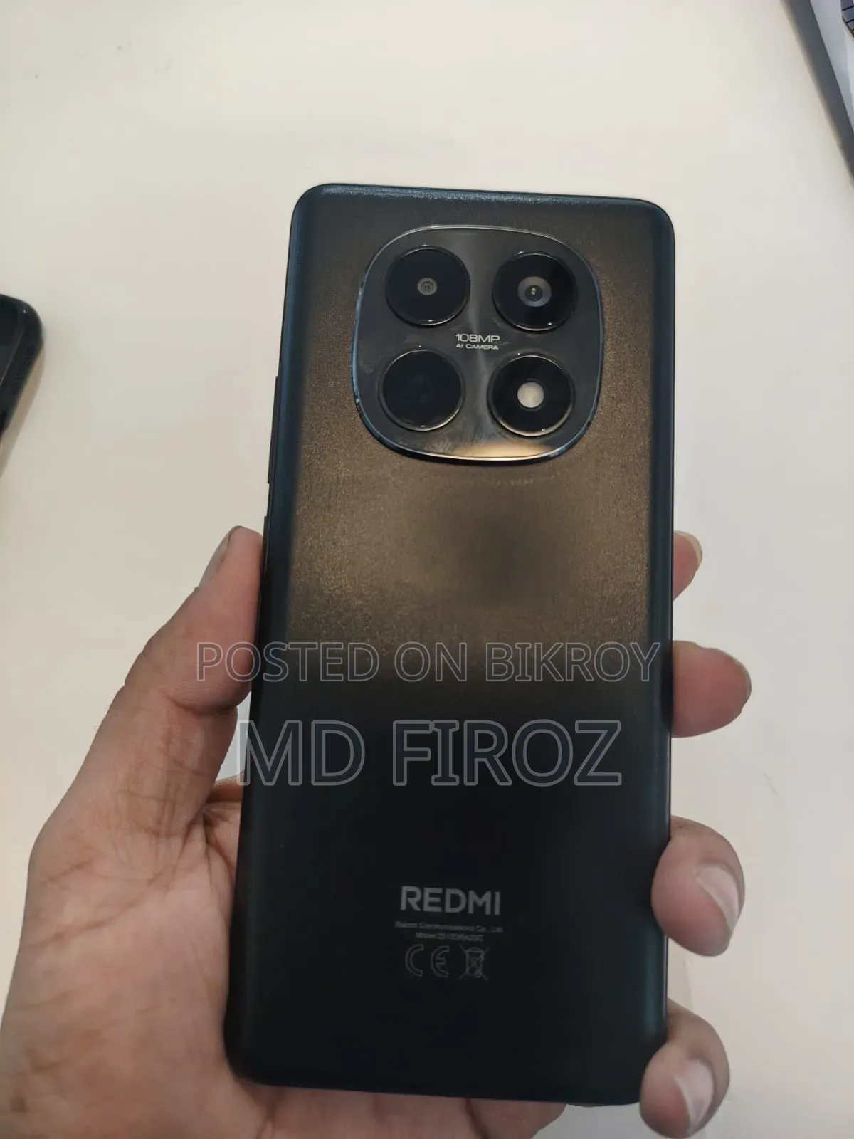 নতুন শাওমি রেডমি নোট ১৫ ১২৮ জিবি ব্ল্যাক