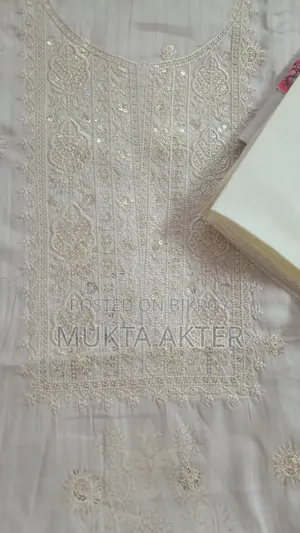 পাকিস্তানি থ্রি-পিস স্যুট, এলিগেন্ট প্রিন্ট, এমব্রয়ডারি, ফেব্রিক
